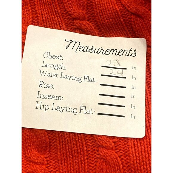 J.Crew Wool Cambridge Chunky Cable Knit Turtleneck Sweater Long Sleeve S Red - Picture 11 of 12